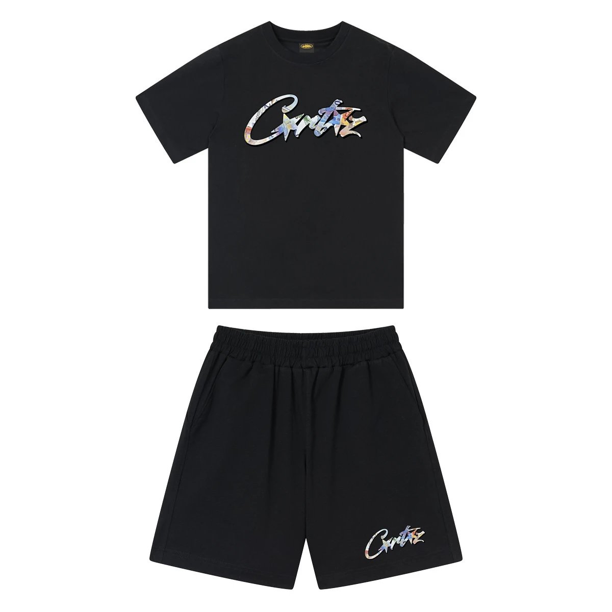 Cactus Jack Graphic Logo Black T-Shirt and Shorts Set - 6
