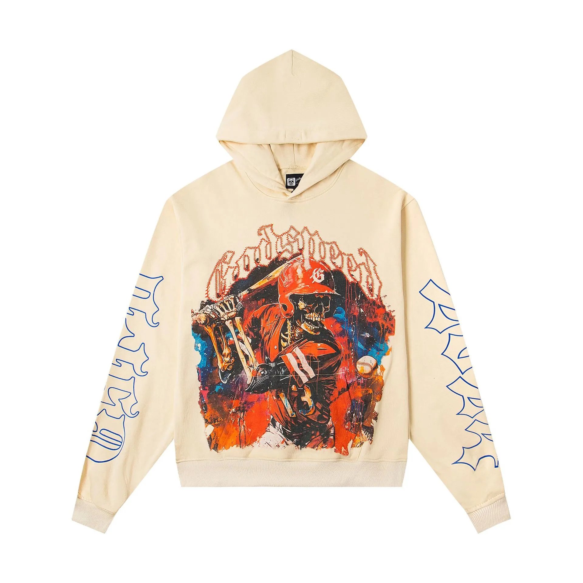 Godspeed Hoodies & Sweatshirts Graphic-print pullover hoodie — G09 Apricot Color