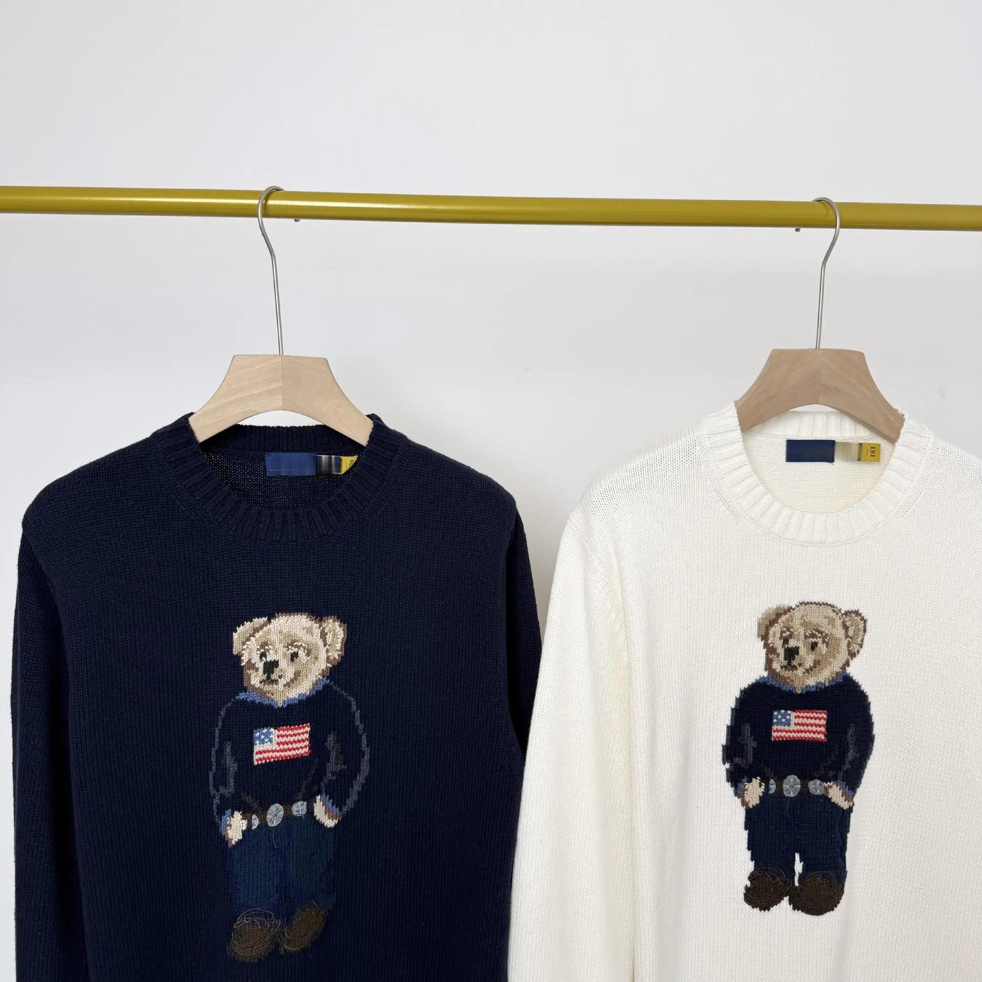 Polo Ralph Lauren Bear Sweater White - 5