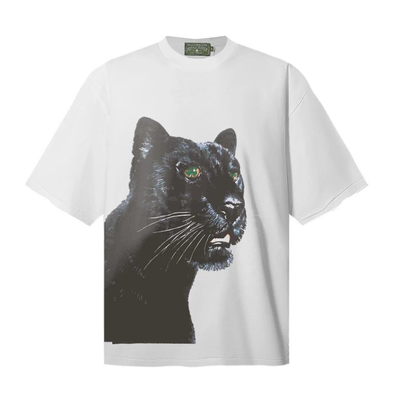 Design Vintage Sphinx & UFO Graphic Black T-Shirt - 7