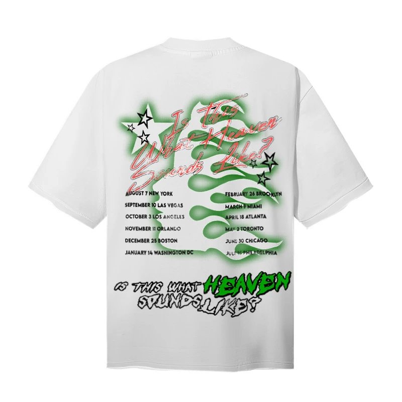 Hellstar Racing Graphic Print White T-Shirt - 6