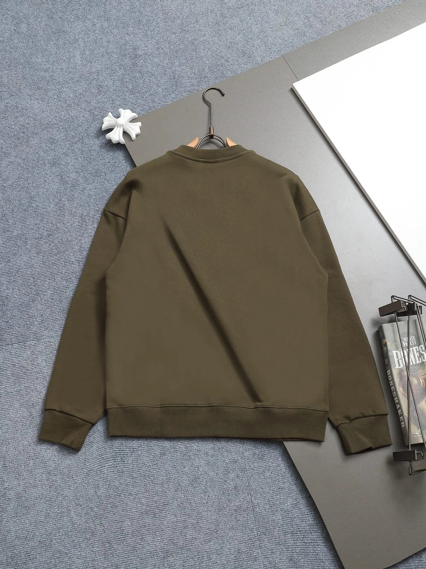 Prada Logo Embroidered Black Hoodie - 22