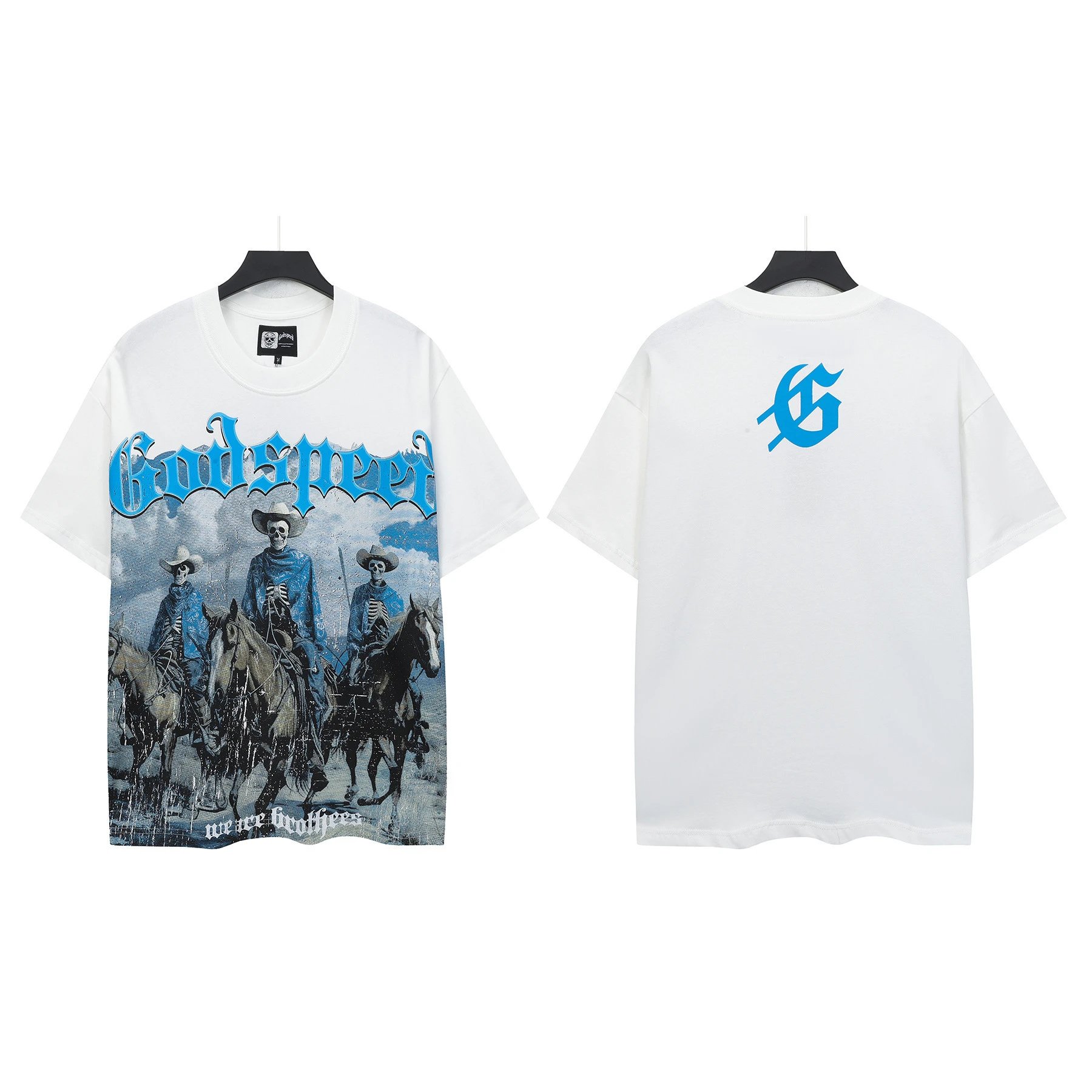 Hellstar Records x Death Before Dishonor Graphic Print White T-Shirt - 11