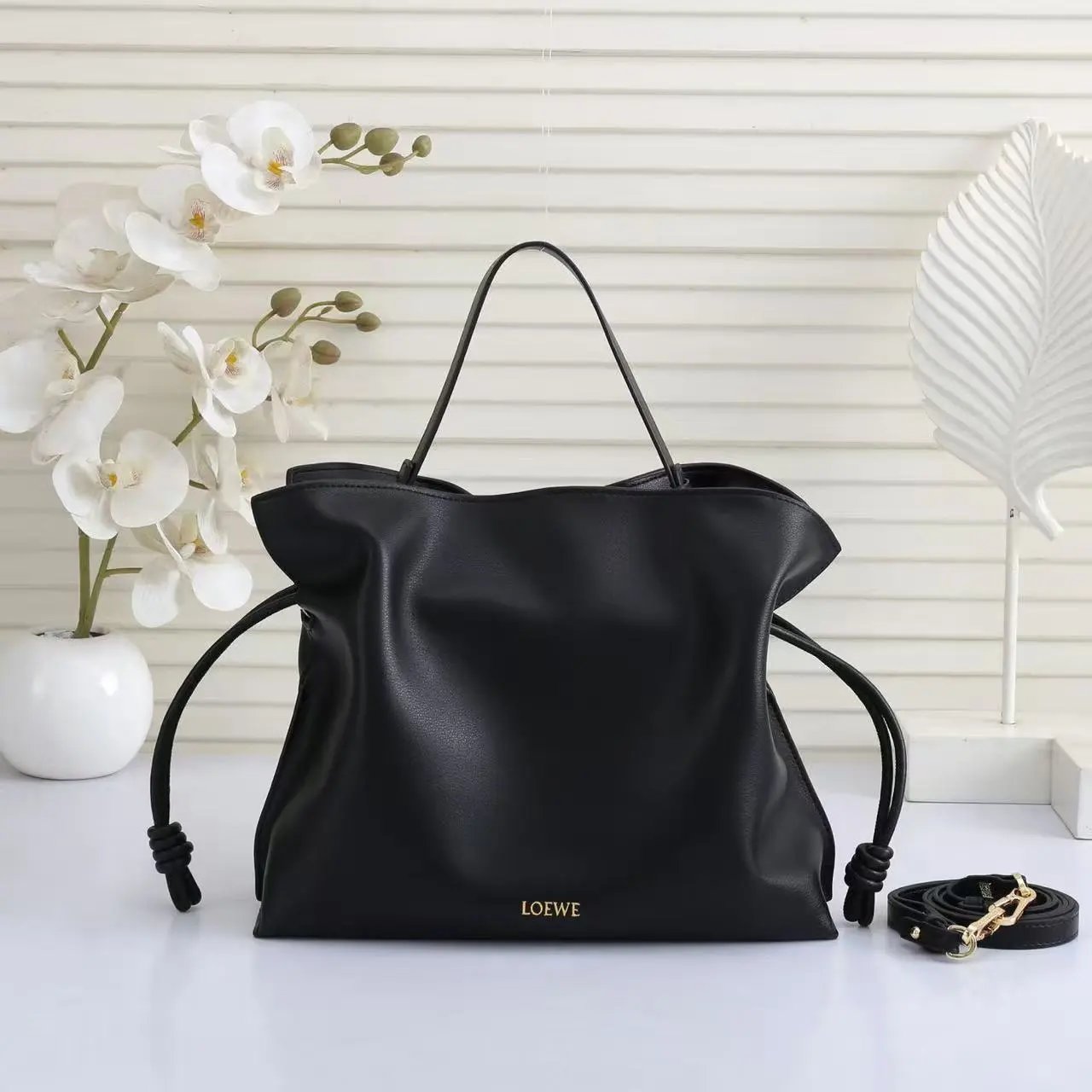 Loewe Hammock Bag Cognac Leather Handbag - 3