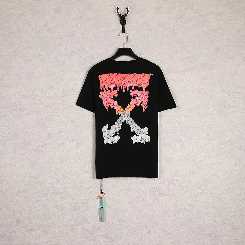 Off-White Industrial Arrow Red Print White T-Shirt - 23