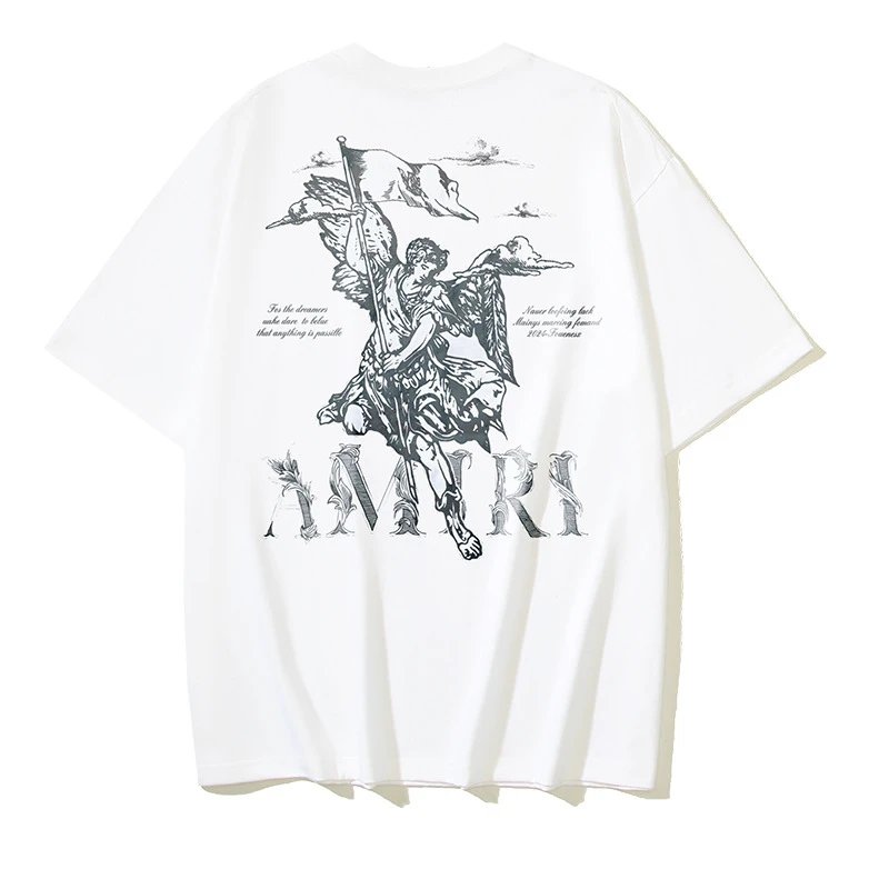 Design 'The Spirit of California' Graphic Print Oversized T-Shirt White - 38