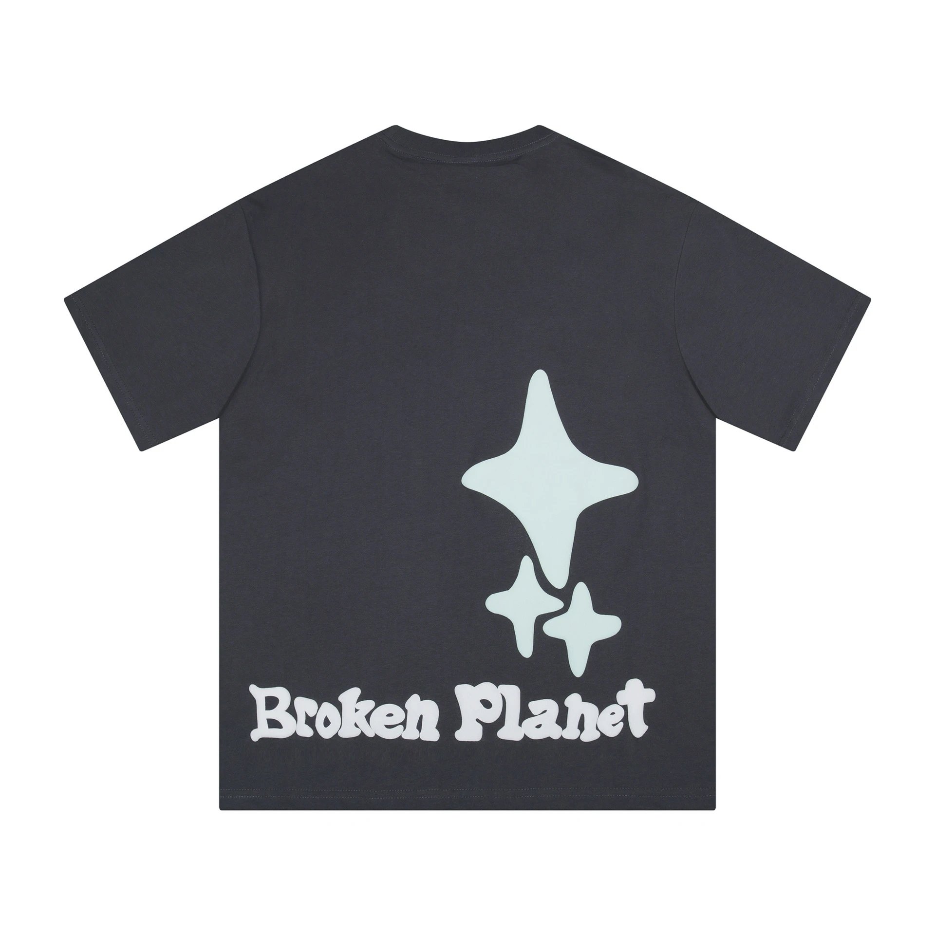Broken Planet Skull Crossbones Graphic T-Shirt Black - 27