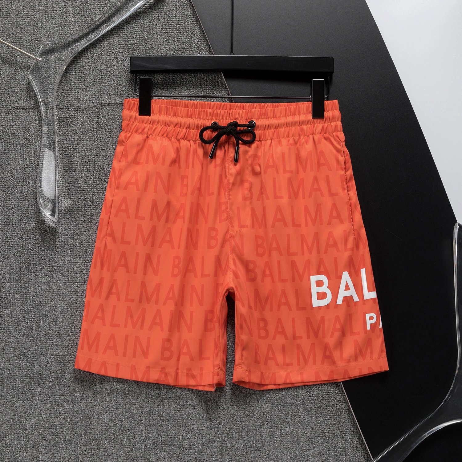 Louis Vuitton Swimwear Mesh-Lined Drawstring Swim Shorts — 3725 orange