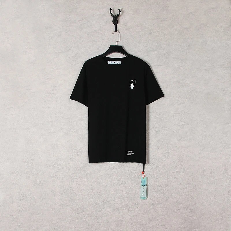 Off-White Industrial Arrow Red Print White T-Shirt - 28