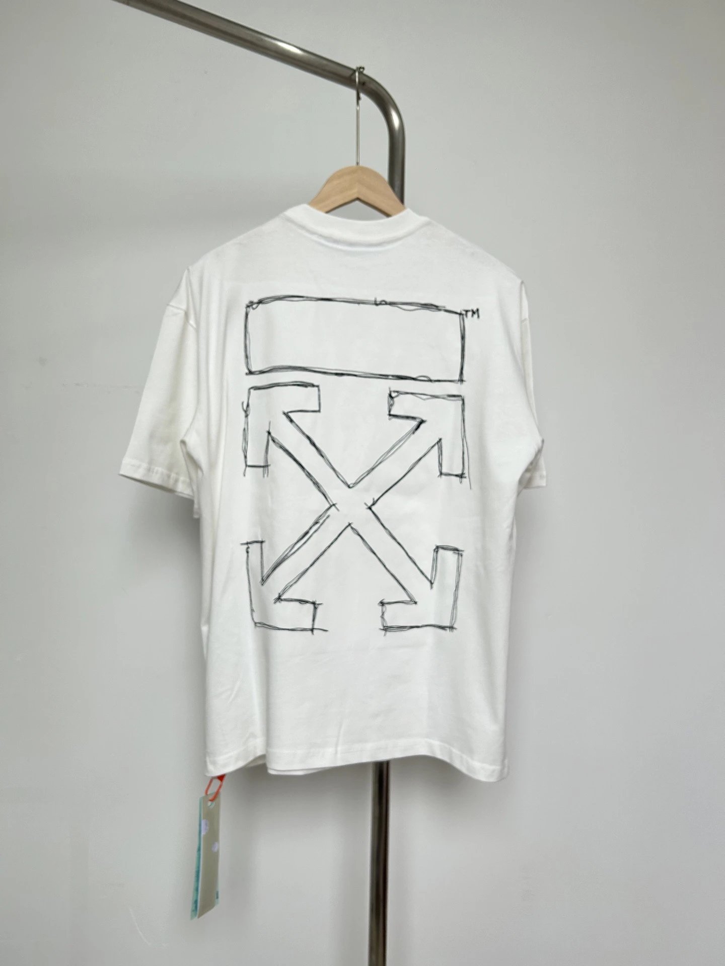 Off-White Sketch Print T-Shirt White - 7