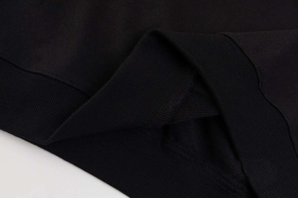 Prada Re-Nylon Logo Patch Black Hoodie - 6