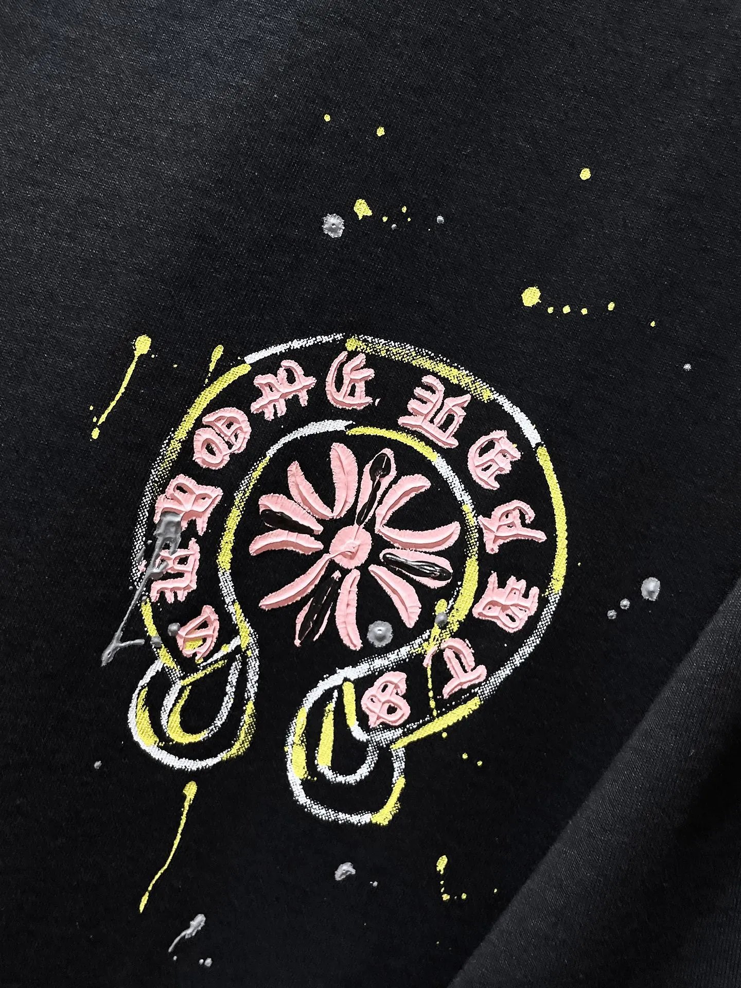 Design St Barth x Unknown Brand Graphic Print Black Oversized T-Shirt T-Shirts - 51