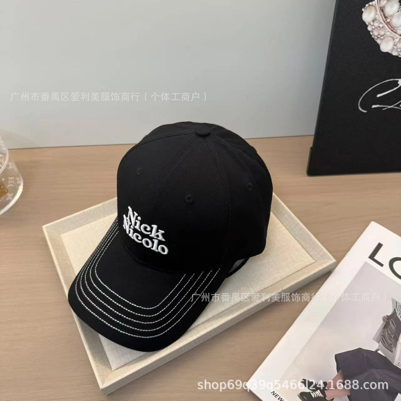 Design Embroidered Logo Beige Baseball Cap - 14