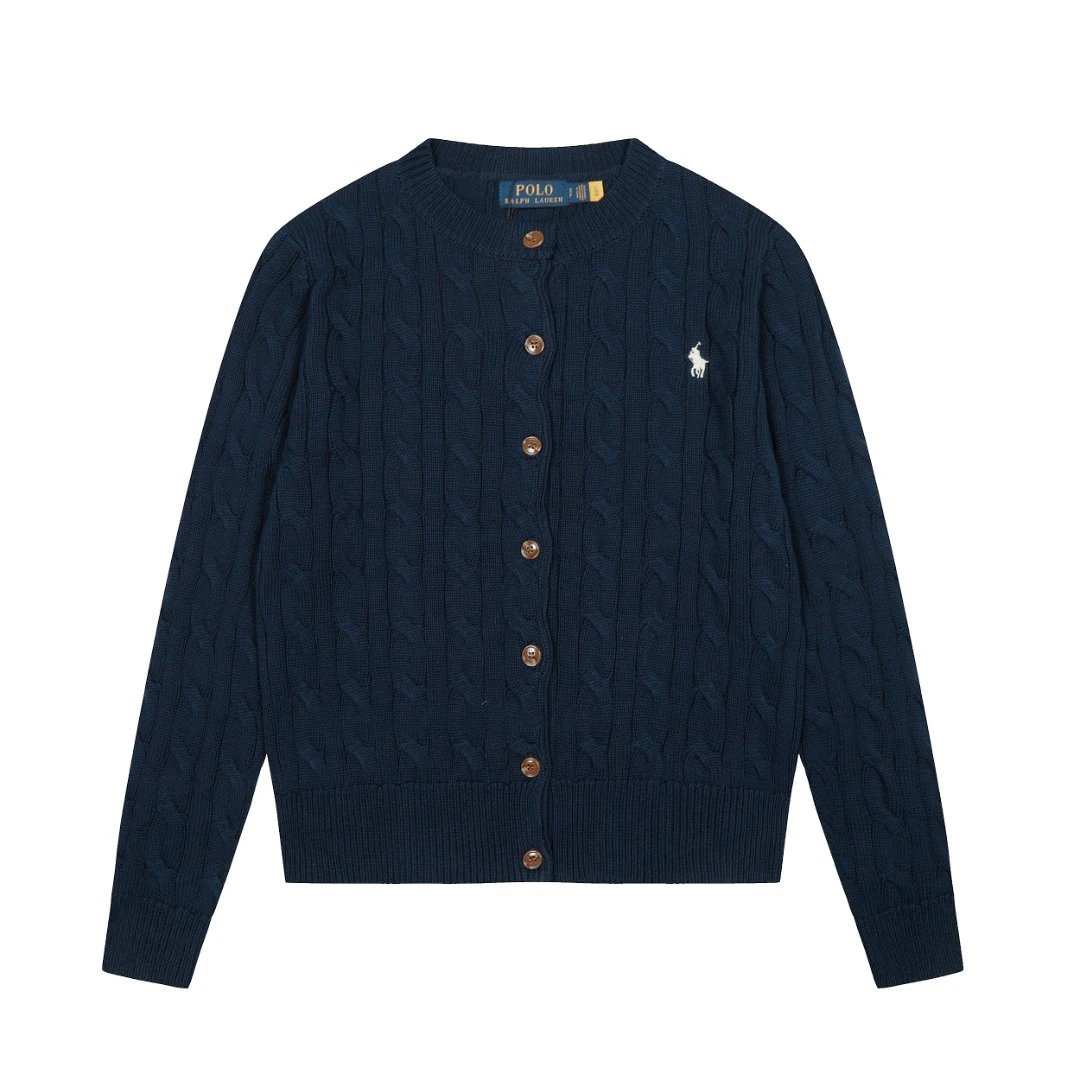 Polo Ralph Lauren Cable Knit Cardigan Forest Green Cardigan - 3