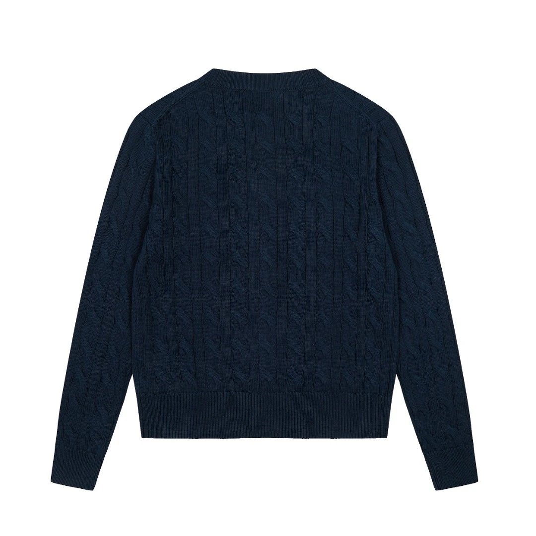 Polo Ralph Lauren Cable Knit Cardigan Forest Green Cardigan - 4