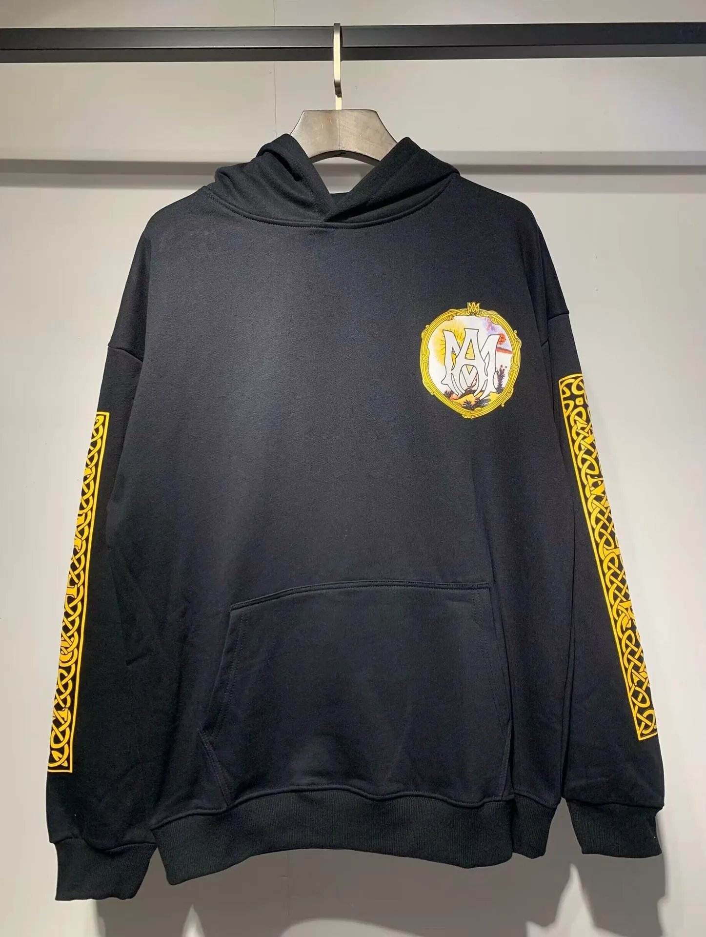Amiri Paint Drip Hoodie White - 7