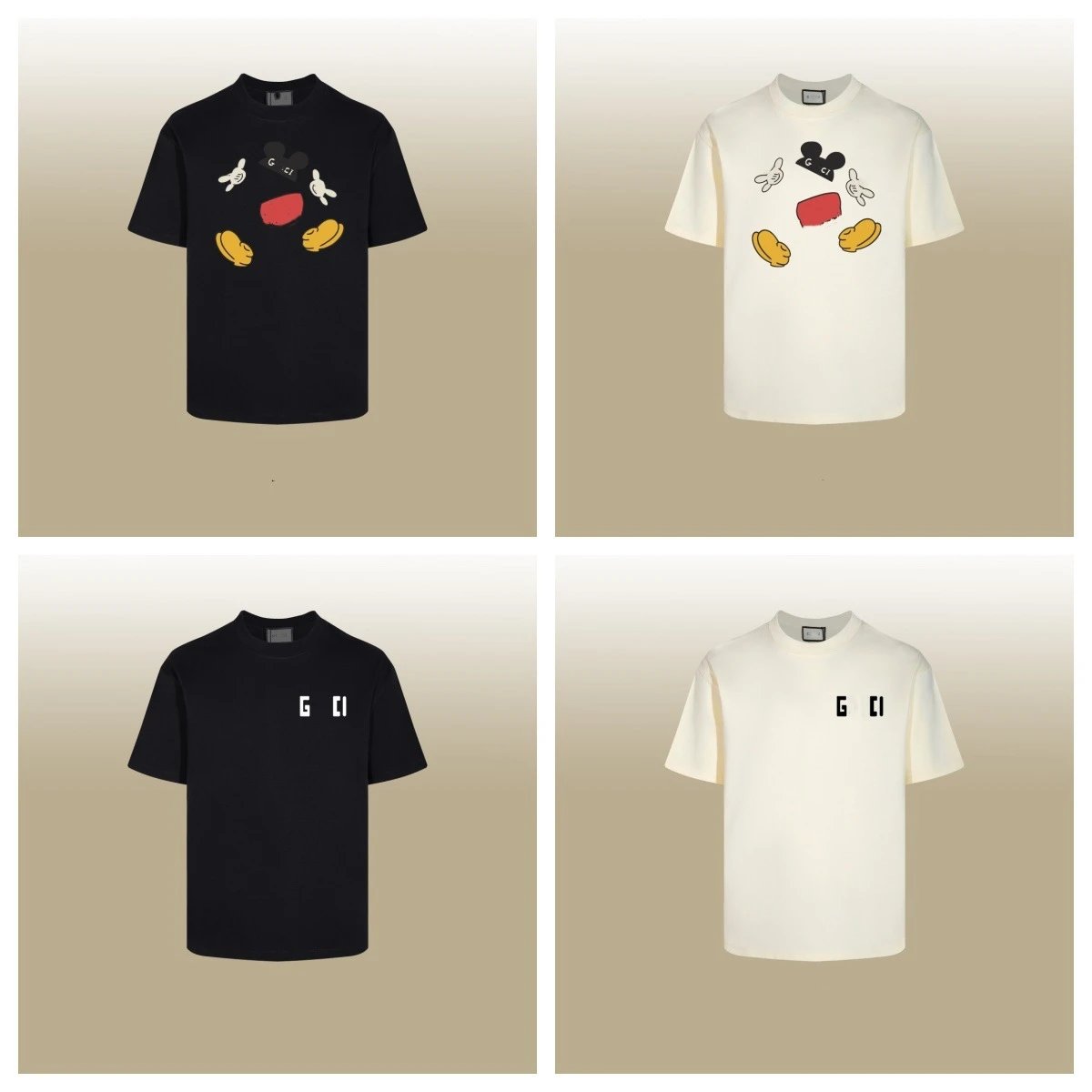 Gucci Woof Graphic Print Black T-Shirt - 6
