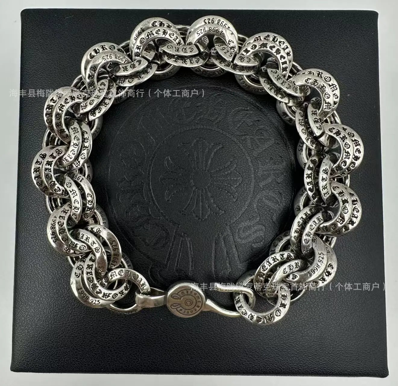 Design Chunky Link Chain Bracelet Gold Jewelry - 14