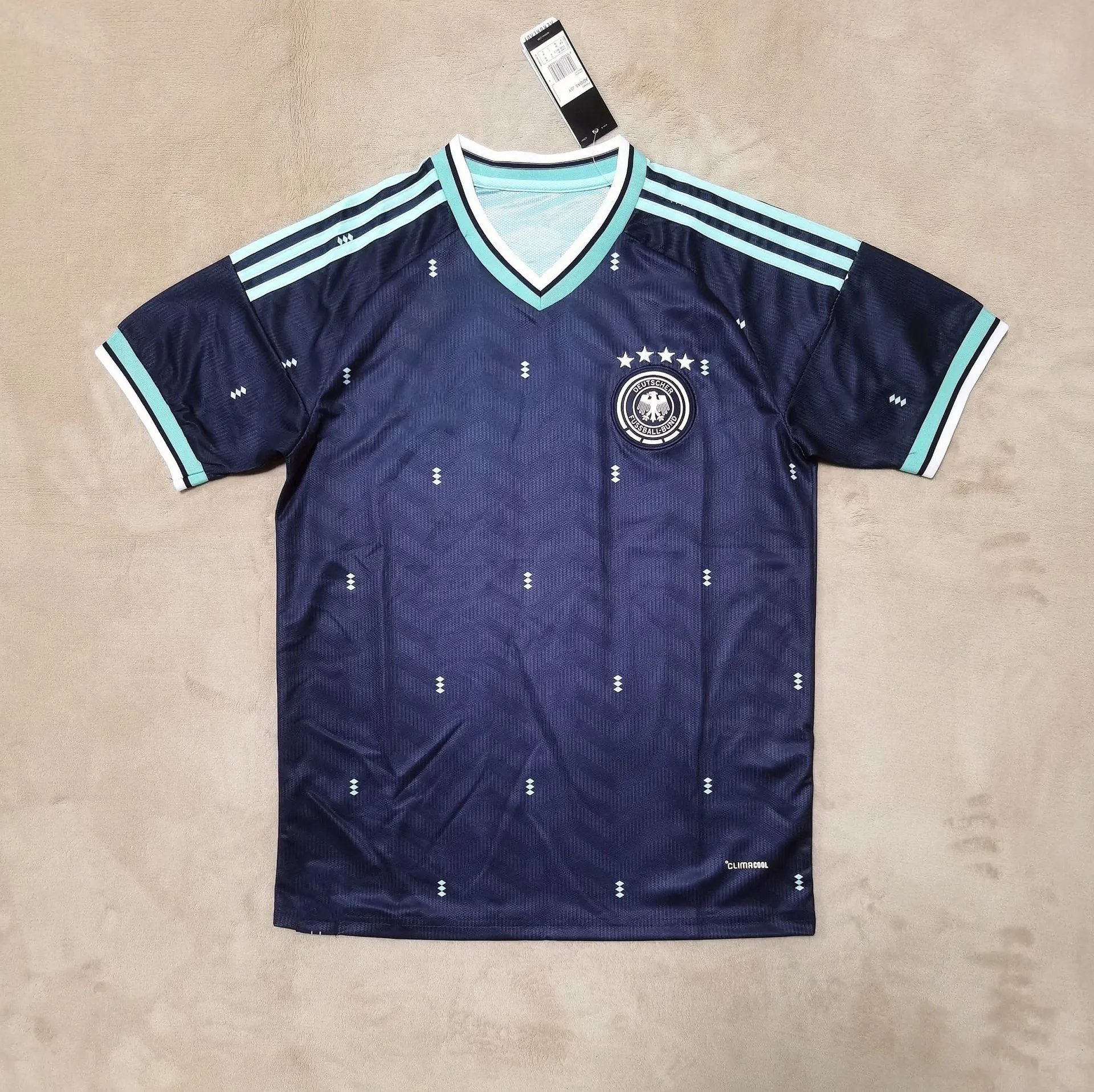 Design Armenia National Football Team 2023 Home Jersey Blue Jersey - 24