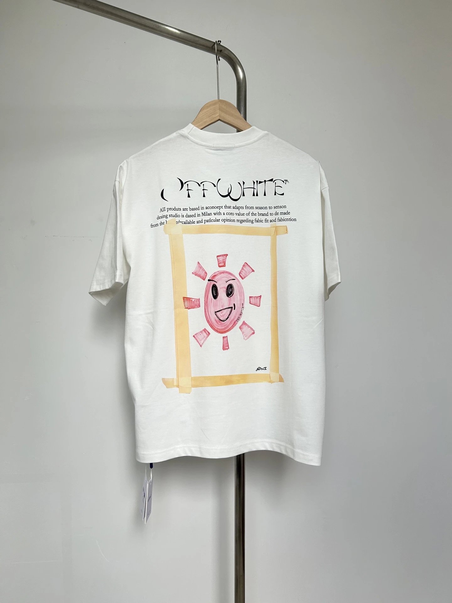 Off-White Sketch Print T-Shirt White - 20
