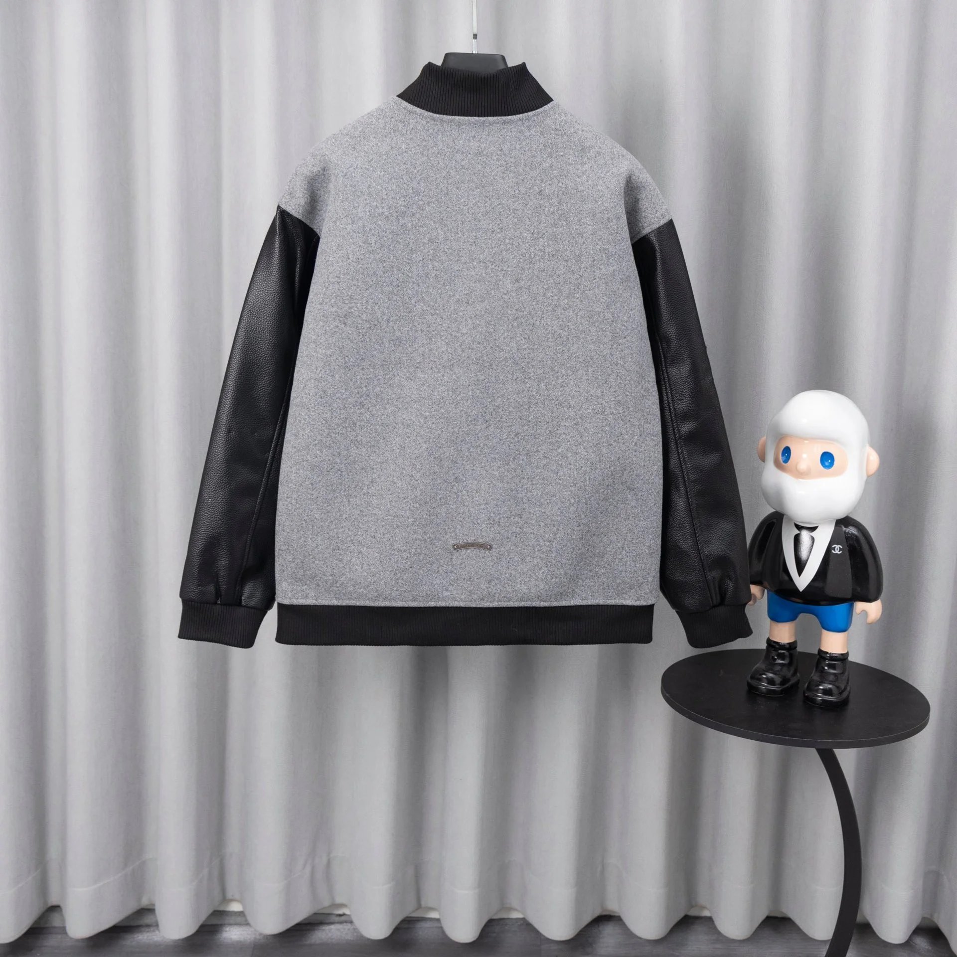 Chrome Hearts Varsity Jacket Black and White Outerwear Jacket - 31
