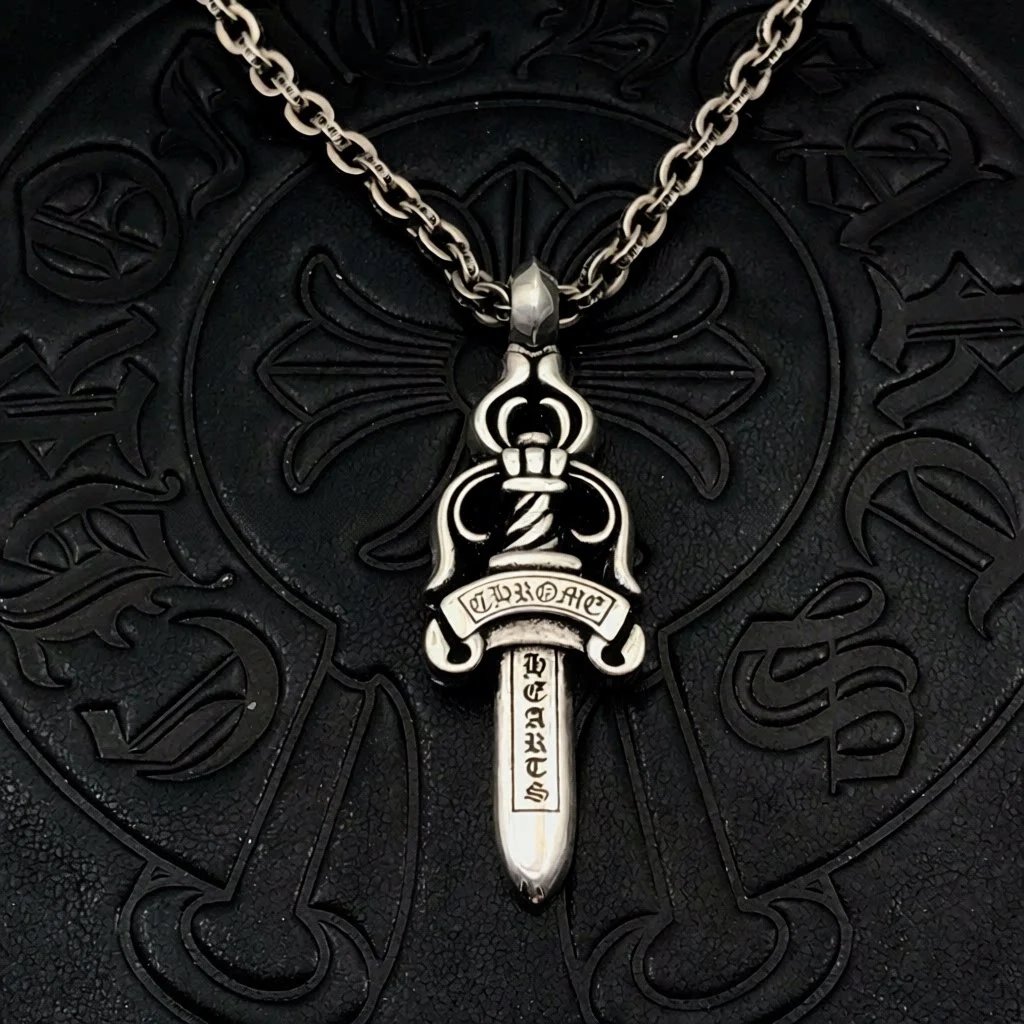 Large Sword Letter Chain