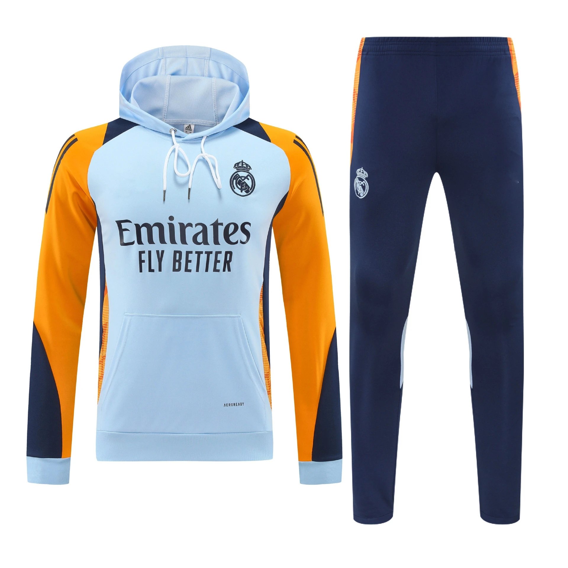 Inter Milan Training Hoodie and Sweatpants Set Navy Blue Tracksuit - 10