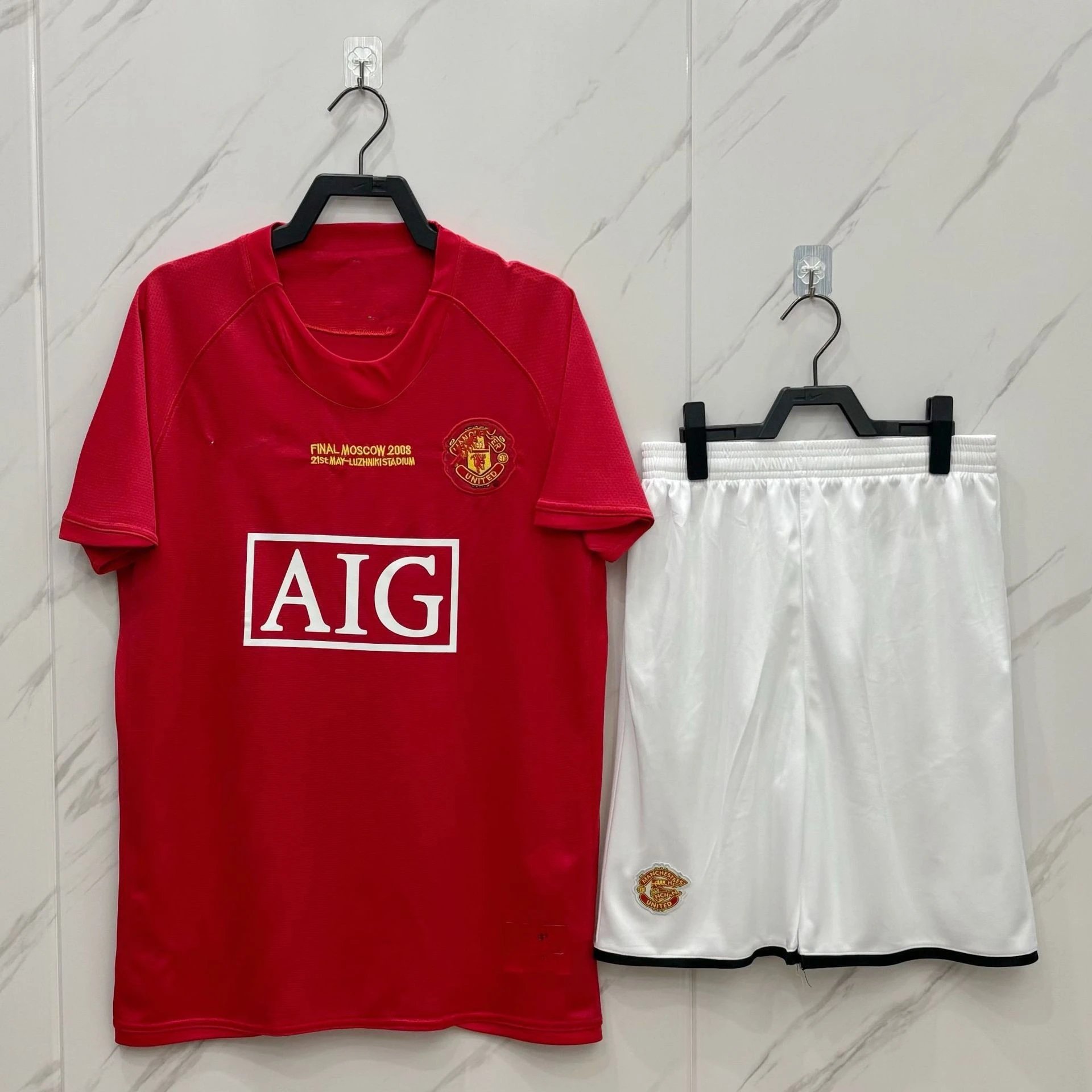 Adidas Germany 2014 World Cup Home Jersey White with Black Shorts - 5