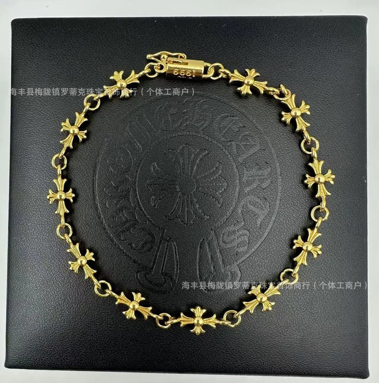 Design Chunky Link Chain Bracelet Gold Jewelry - 21