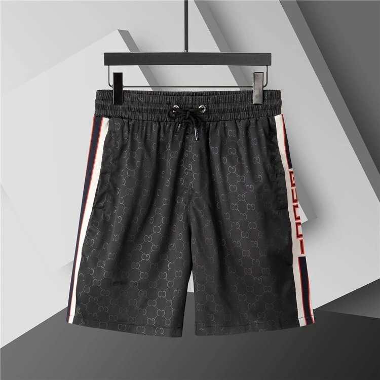 Louis Vuitton Swimwear Mesh-Lined Drawstring Swim Shorts — 3656 black