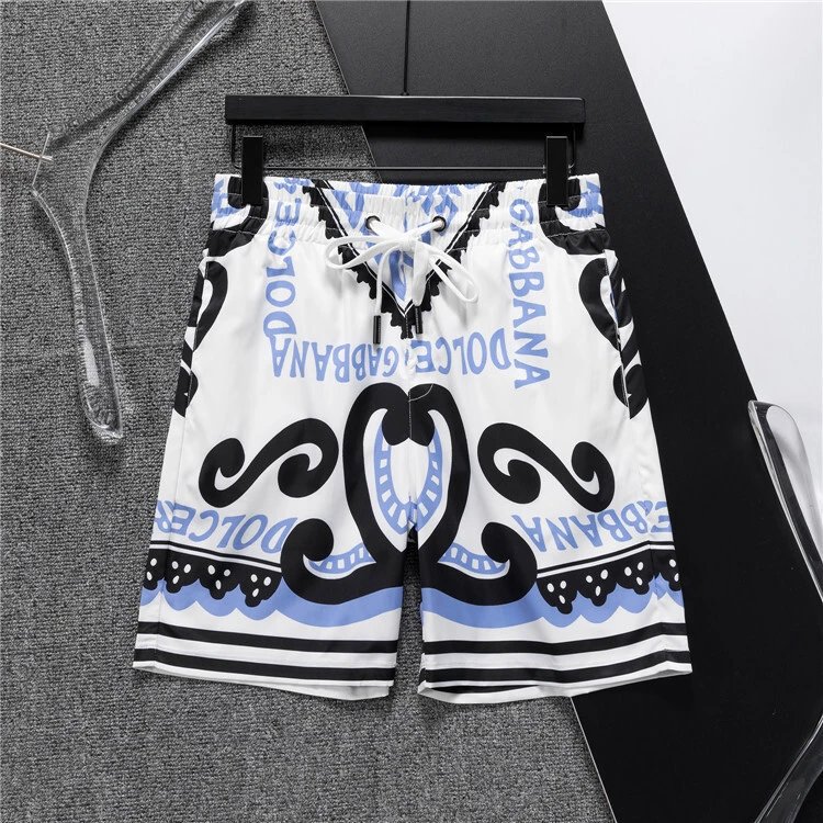 Louis Vuitton Swimwear Mesh-Lined Drawstring Swim Shorts — 3713 white