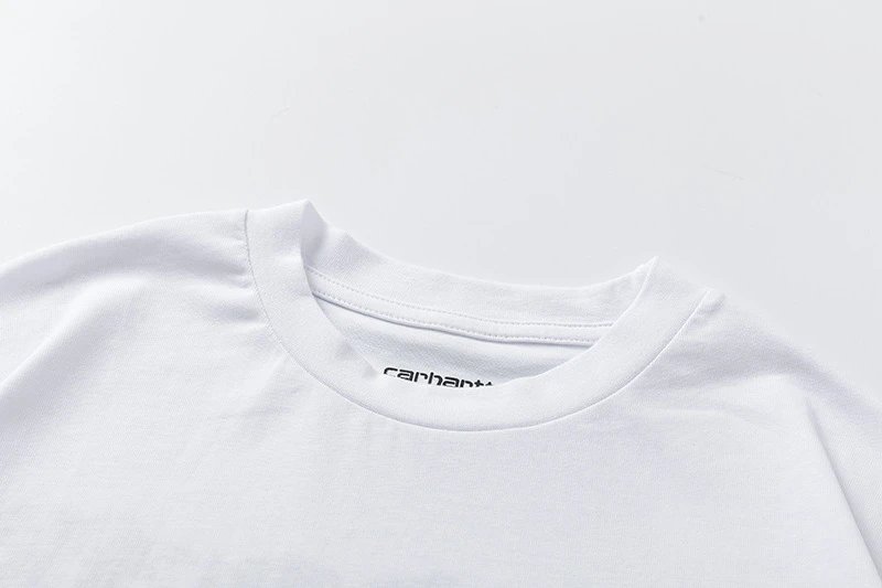 Carhartt Work In Progress Stacked Logo Graphic T-Shirt White - 8
