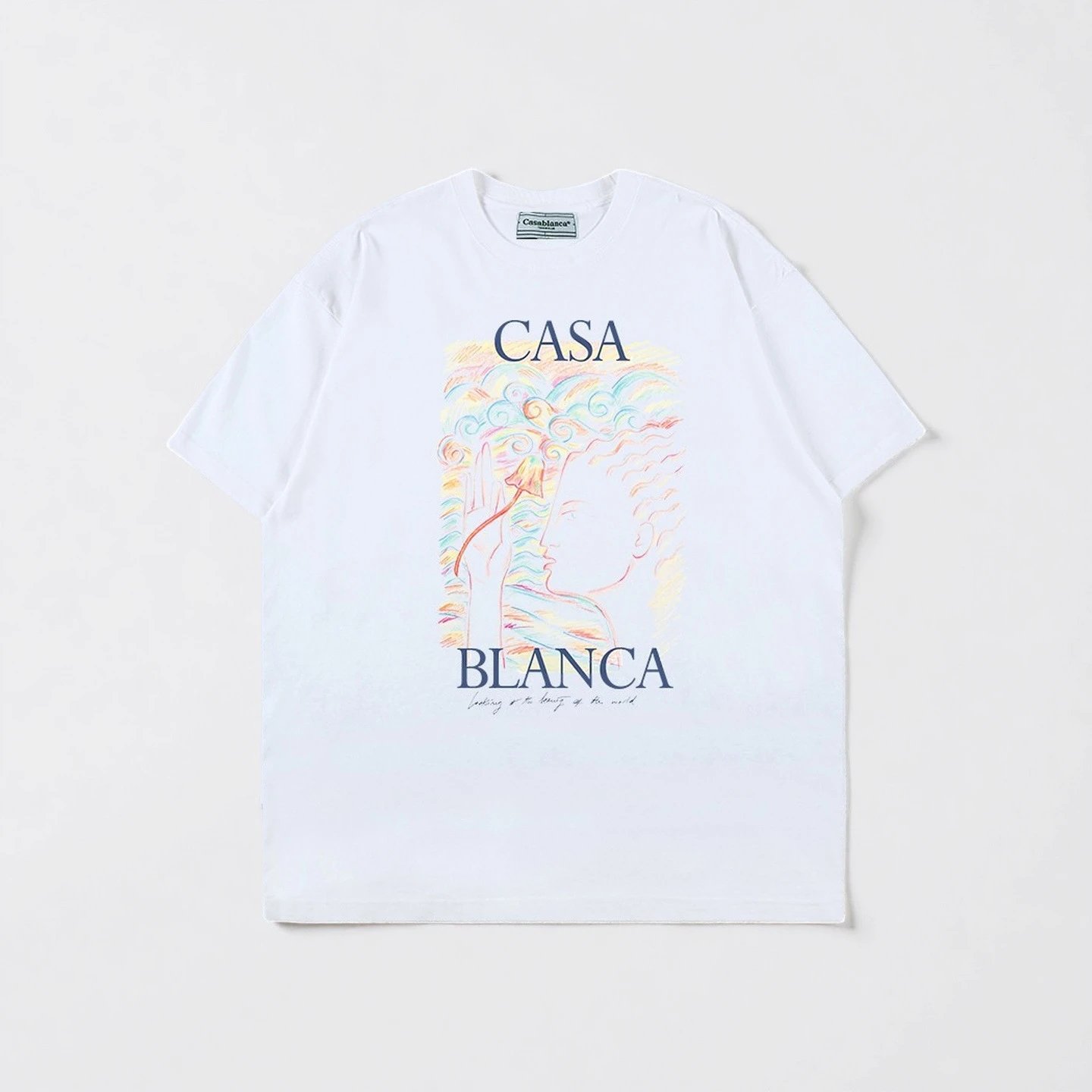 Casablanca Casa Sport Graphic Print White T-Shirt - 4