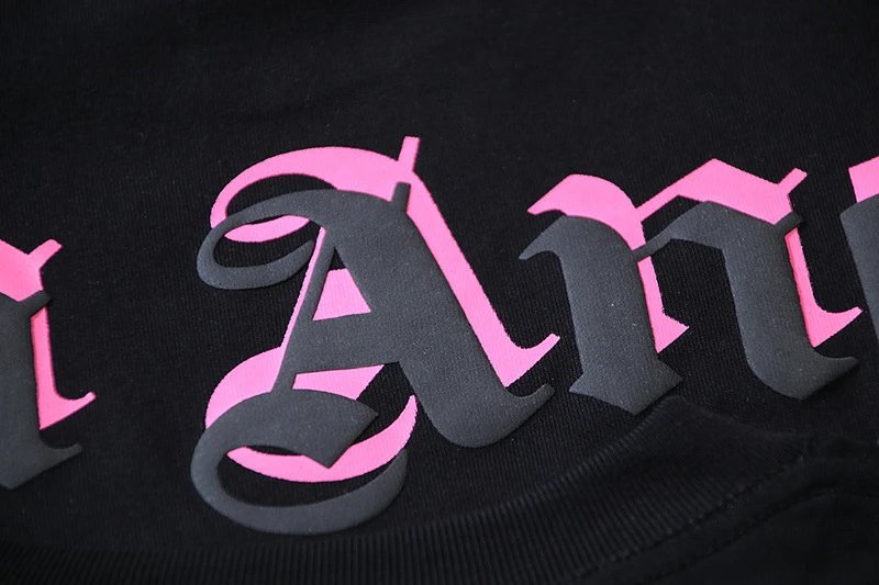Palm Angels Logo Print White T-Shirt - 46