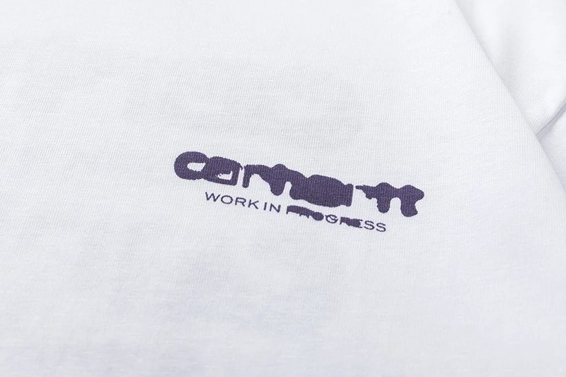 Carhartt Work In Progress Stacked Logo Graphic T-Shirt White - 12