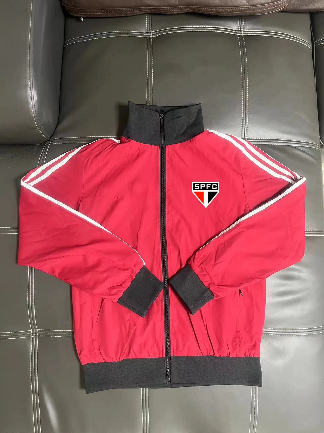 Corinthians SC Internacional Track Jacket Red / Black Outerwear - 14