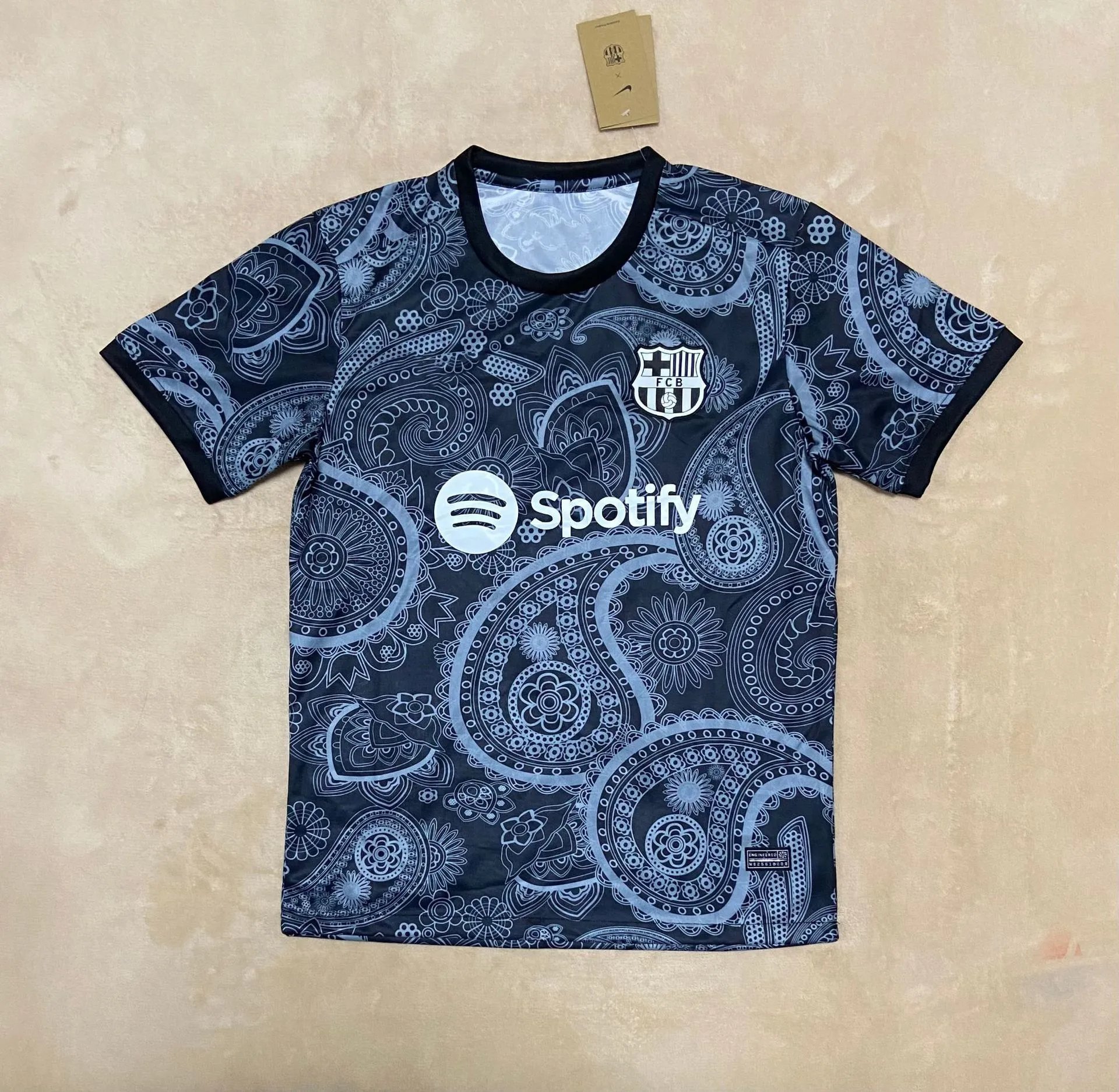 CBF x Nike Brazil National Team Baroque Print Jersey Yellow / Green - 5