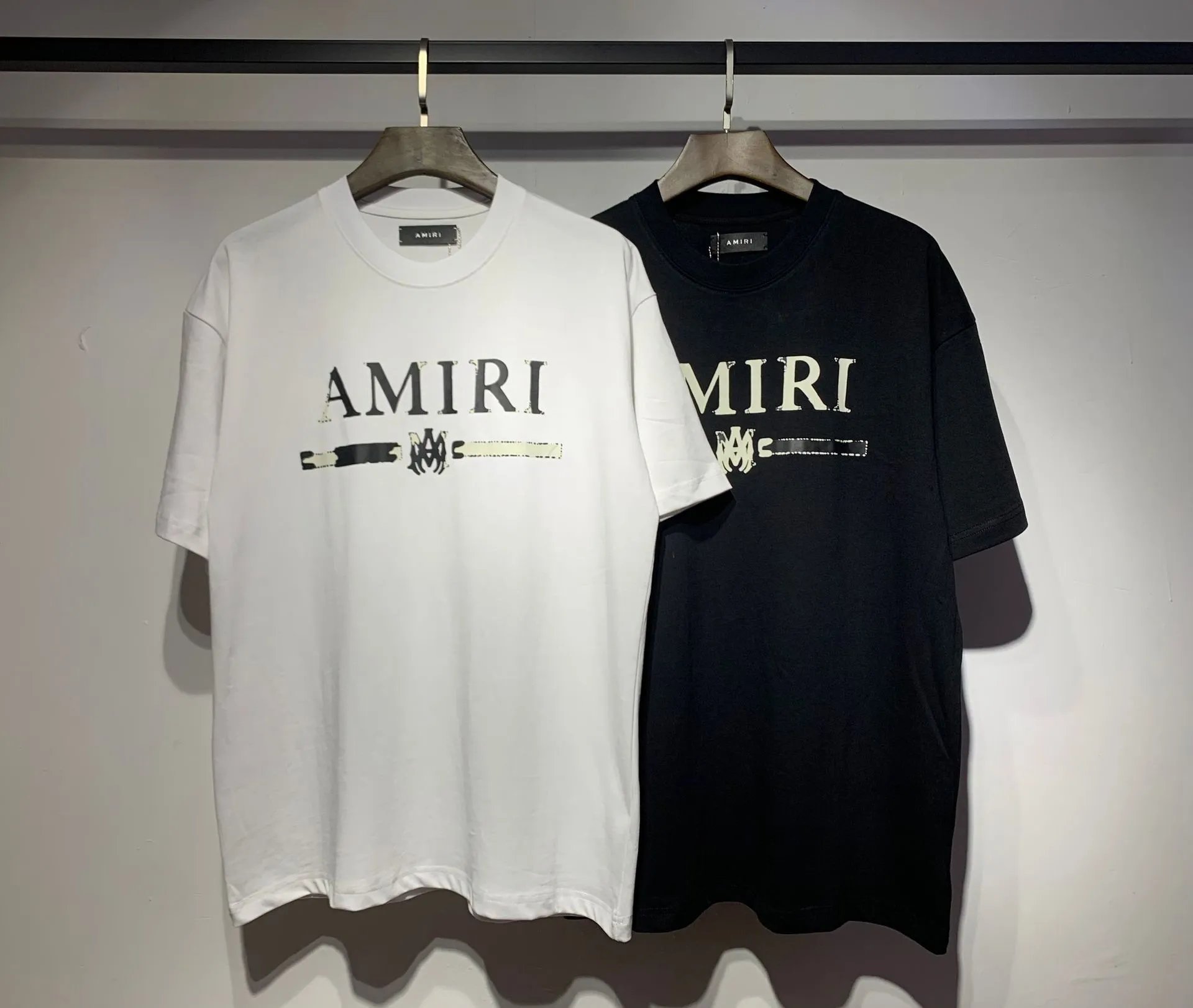 Amiri Palm Springs Graphic Print White T-Shirt - 4
