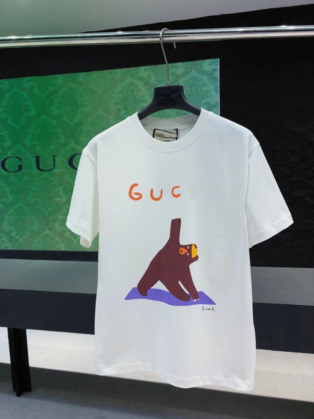 Gucci Crab Print Graphic T-Shirt Off-White - 7