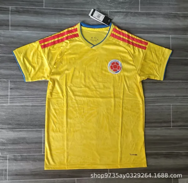 Design Colombia National Team Home Jersey Yellow Jersey - 1