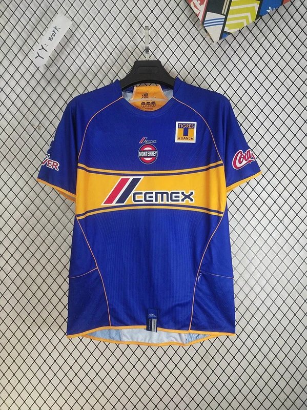 Design Tigres UANL x CEMEX 2010s Away Jersey Blue Yellow Jersey - 9