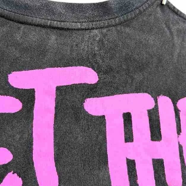 Design Sleeveless Graphic Tee Dark Gray T-Shirt - 47