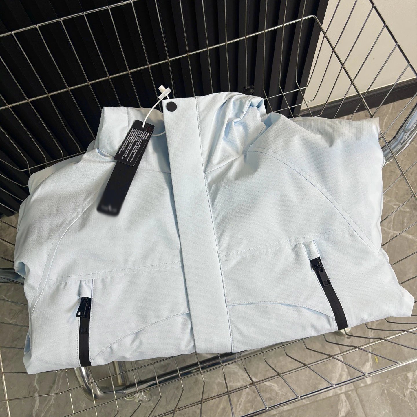 Stone Island Light Blue Technical Windbreaker Jacket Outerwear.windbreaker - 11
