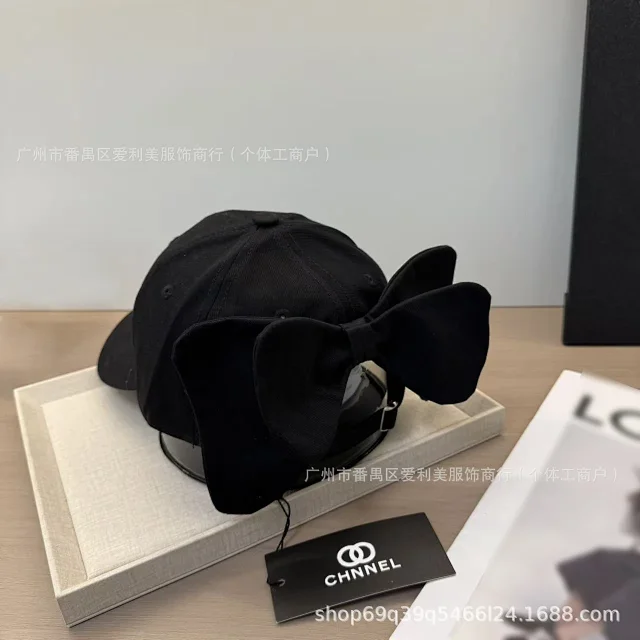 Unbranded Hats Baseball Cap with Interlocking Ring Embroidery and Back Bow product detail image 8