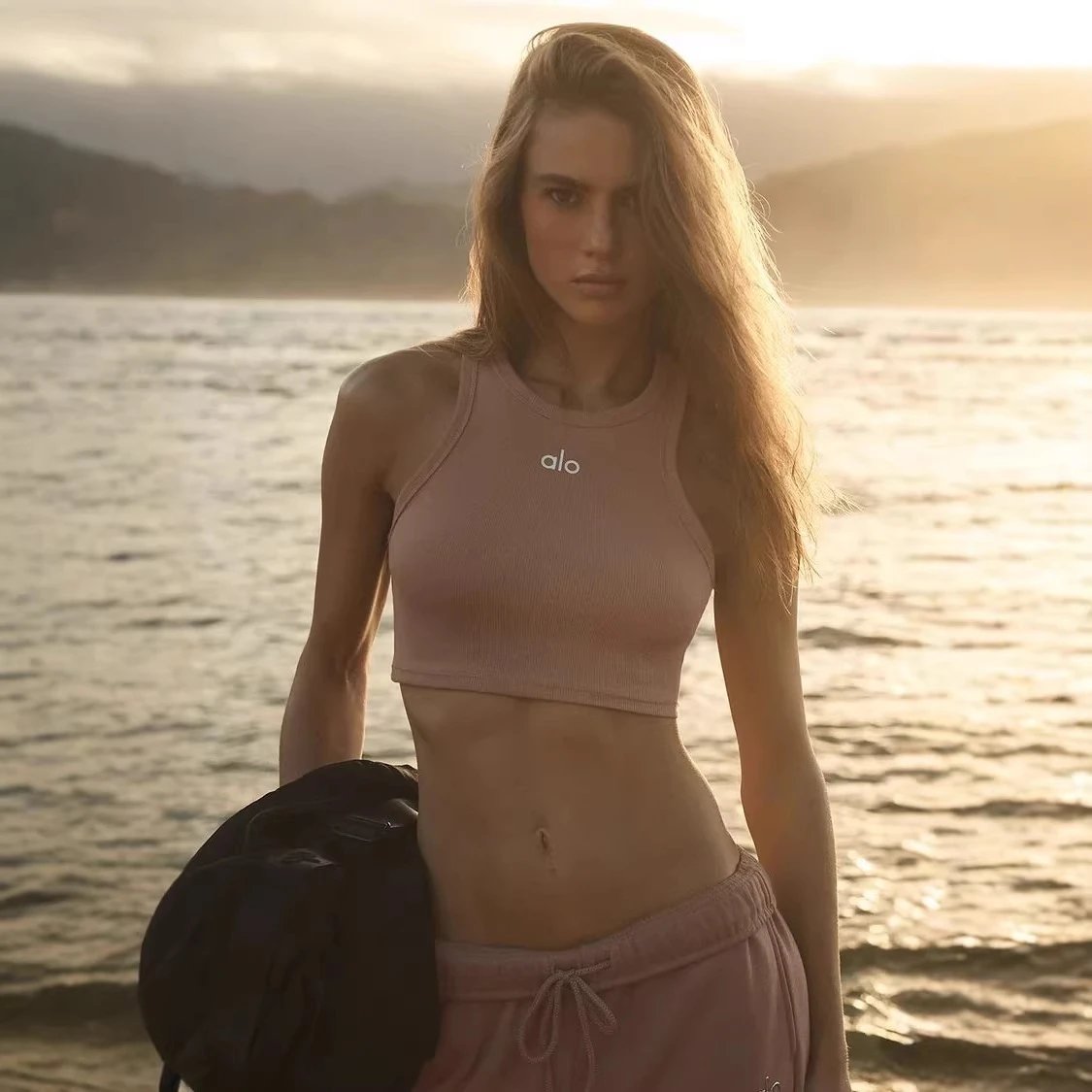 Alo Yoga Crop Top Pi