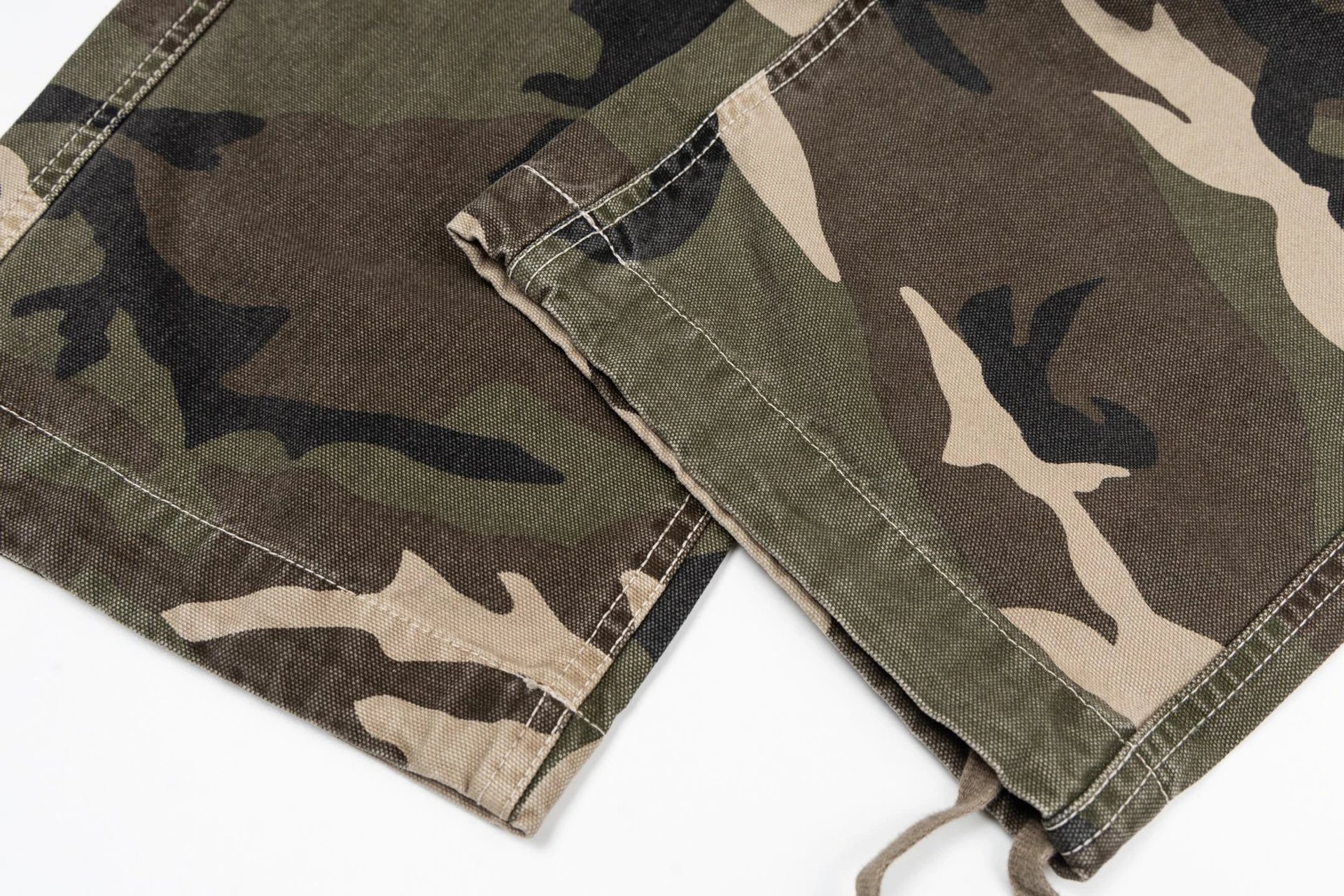 Carhartt Work In Progress Cargo Pants Camo Green Pants - 9