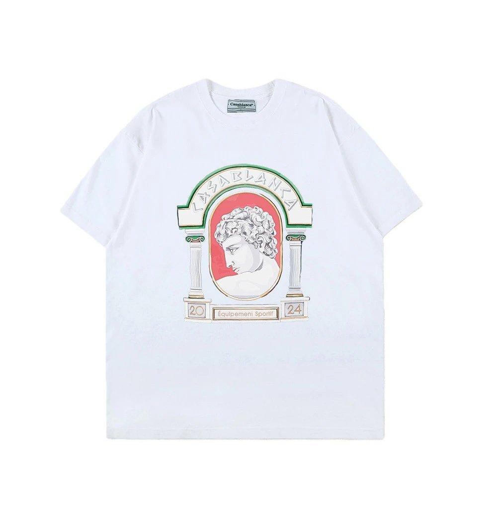 Casablanca Casa Sport Graphic Print White T-Shirt - 39