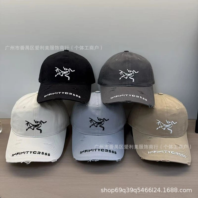 Arc'teryx x Infinitycrass Beige Distressed Baseball Cap - 2