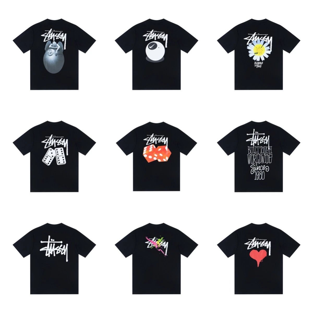 Stussy Black Graphic