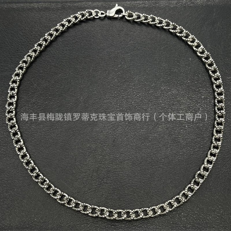 Chrome Hearts Key Pendant Necklace Silver Jewelry - 30